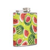スイカパターン2 フラスク (右)