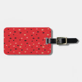 スイカパターン ラゲッジタグ (正面横)
