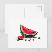 スイカパレスチナ シーズンポストカード (正面/裏面)
