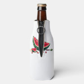 スイカパレスチナ ボトルクーラー (ボトル裏面)