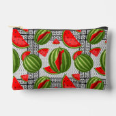 スイカパレスティナのマップスライス アクセサリーポーチ (正面)