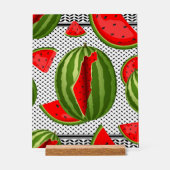 スイカパレスティナのマップスライス アクリルサイン (正面)