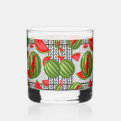 スイカパレスティナのマップスライス ウイスキーグラス (右)