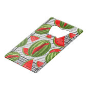 スイカパレスティナのマップスライス クレジットカード栓抜き (裏面アングル)