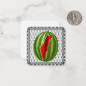 スイカパレスティナのマップスライス ノートカード (正面/裏面インサイチュ)