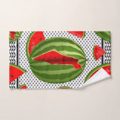 スイカパレスティナのマップスライス バスタオルセット (ハンドタオル)