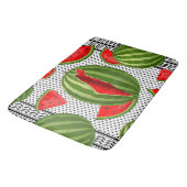 スイカパレスティナのマップスライス バスマット (アングル)