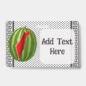 スイカパレスティナのマップスライス バッジ (裏面)