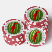 スイカパレスティナのマップスライス ポーカーチップ (積み重ね)