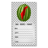 スイカパレスティナのマップスライス マグネット名刺 (正面縦)