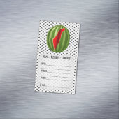 スイカパレスティナのマップスライス マグネット名刺 (インサイチュ)