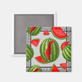 スイカパレスティナのマップスライス マグネット (正面/裏面)