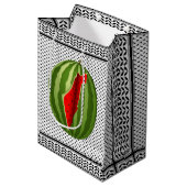 スイカパレスティナのマップスライス ミディアムペーパーバッグ (正面アングル)