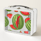 スイカパレスティナのマップスライス メタルランチボックス (正面)