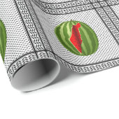 スイカパレスティナのマップスライス ラッピングペーパー (ロールコーナー)