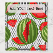 スイカパレスティナのマップスライス ワインラベル (シングルラベル)