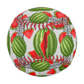 スイカパレスティナのマップスライス 野球ボール (裏面)