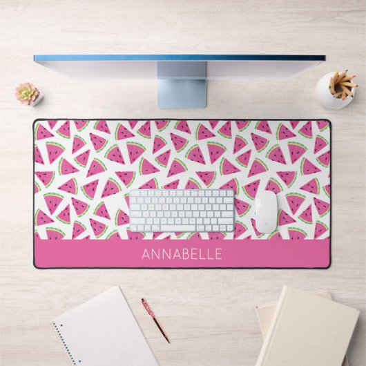 スイカパーソナライズされたの名 デスクマット (オフィス1)