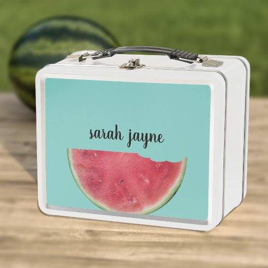 スイカパーソナライズされたスライス金弁当 メタルランチボックス
