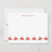 スイカパーソナライズされたノートカード ノートカード (正面)