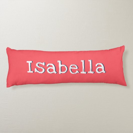 スイカパーソナライズされたレッドシンプルトレンディーモダン ボディピロー (裏面)