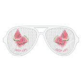 スイカパーティーサングラス アビエーターサングラス (正面)