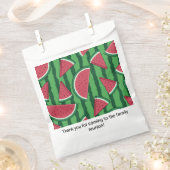 スイカパーティー フェイバーバッグ (クリップ留めされた状態)