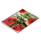 スイカピクニックゲストブックノート ノートブック (左側)