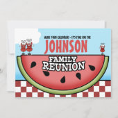 スイカピクニックファミリー懇親会招待状 招待状 (正面)