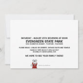 スイカピクニックファミリー懇親会招待状 招待状 (裏面)