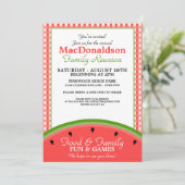 スイカピクニックファミリー懇親会招待状 招待状 (スタンド正面)