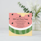 スイカピクニック招待状招待状 招待状 (スタンド正面)