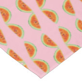 スイカピンクグリーンBBQシーズサマー4エライン テーブルクロス (アングル)