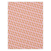 スイカピンクグリーンBBQシーズサマー4エライン テーブルクロス (正面)