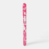 スイカピンクフローラ旋回 iPhone 16ケース (左側面)