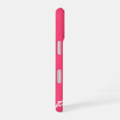 スイカピンクフローラ旋回 iPhone 16ケース (右側面)