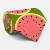 スイカピンク大数々の色 ネクタイ (ロール)
