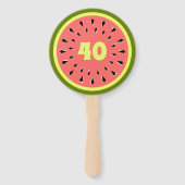 スイカピンク年齢40 ハンドファン (裏面)