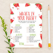 スイカピンク財布の赤ちゃんシャワーゲームに何が 便箋