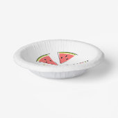 スイカピースハッピーバースデー ペーパーボウル (傾斜あり)