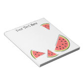 スイカピース文字 ノートパッド (アングル)