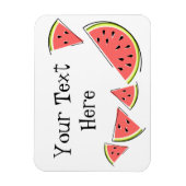スイカピース文字 マグネット (縦)