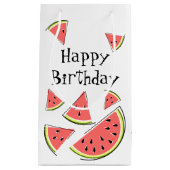 スイカピース誕生日 スモールペーパーバッグ (正面)
