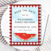 スイカファミリー懇親会保存日 案内ポストカード