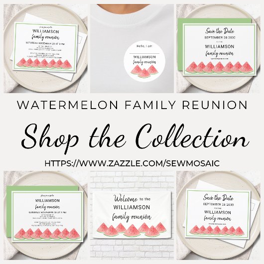 スイカファミリー懇親会保存日 案内ポストカード