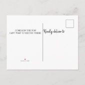 スイカファミリー懇親会 インビテーションポストカード (裏面)