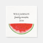 スイカファミリー懇親会 スタンダードカクテルナプキン (正面)