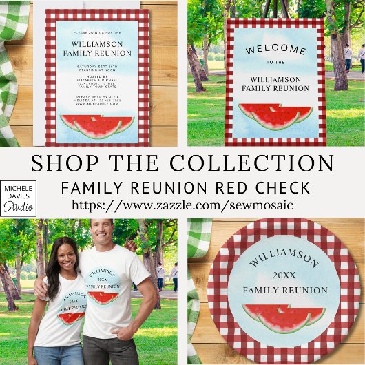 スイカファミリー懇親会 ペーパープレート