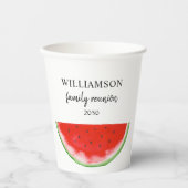 スイカファミリー懇親会 紙コップ (正面)