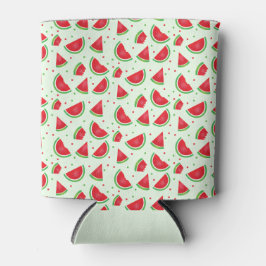 スイカフルーツパターンメロン夏期グリーン 缶クーラー